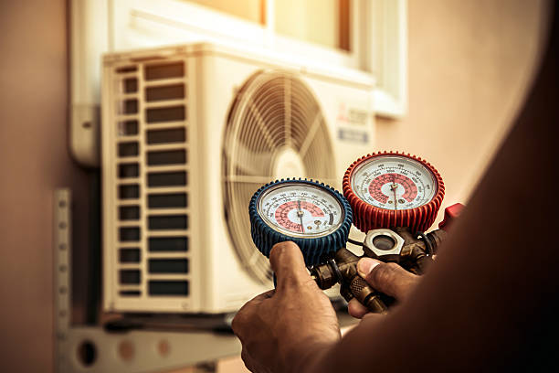 Professional Hvac technician working in Locust Grove, GA